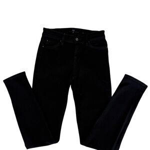7 For All Mankind Women’s Skinny Black Jeans